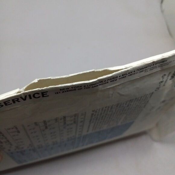 Vogue Sewing Pattern #2090-Ralph Lauren-Sz 6-8-10-Skirt Set-1988-Cut-Complete - Picture 7 of 8